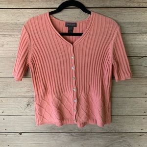 Van Heusen Sweater Top Salmon Color SzL